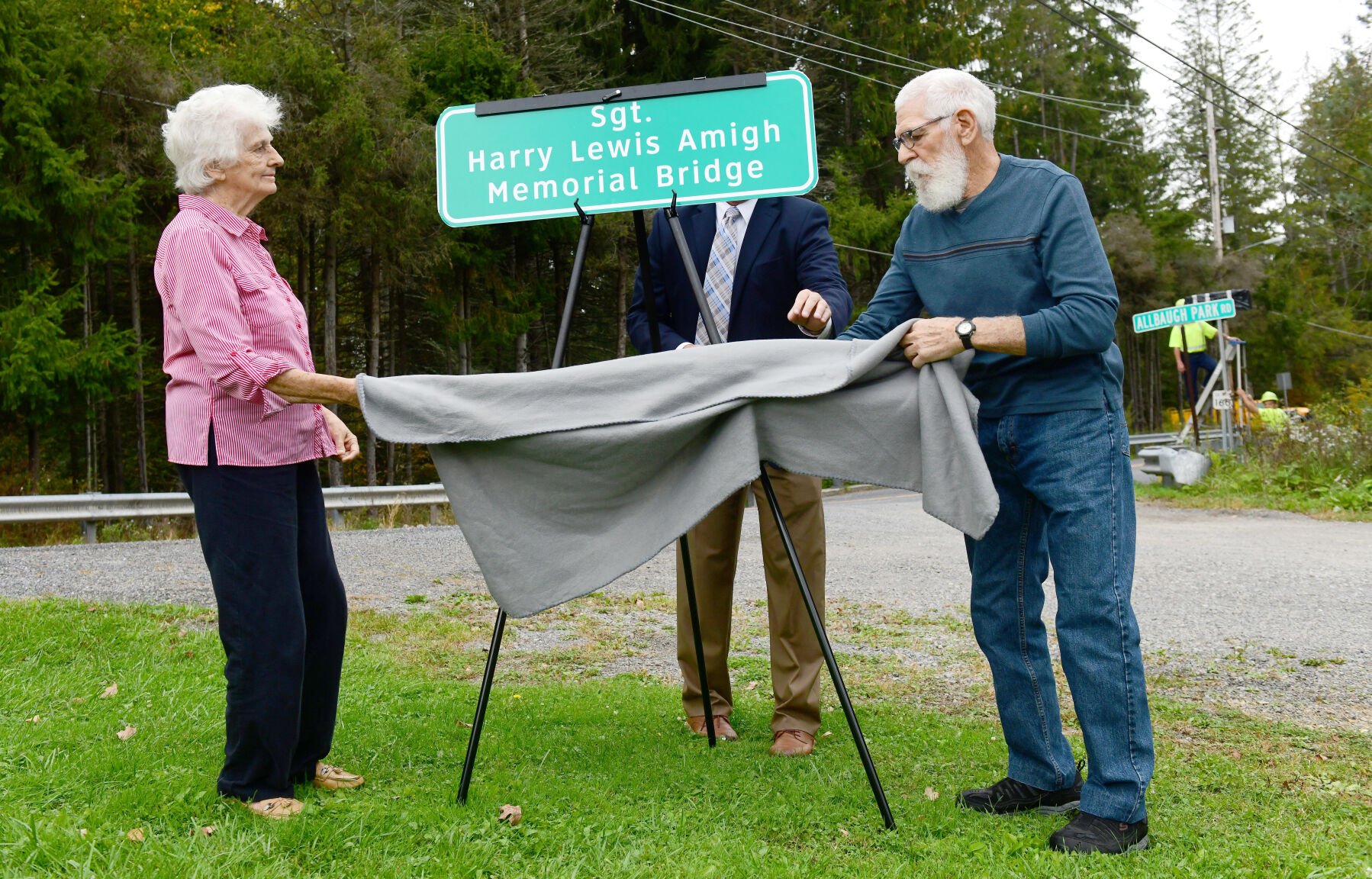 Sgt. Harry Lewis Amigh Memorial Bridge Dedication Ceremony